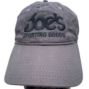 Joe's Sporting Goods Hat Gray Adjustable Embroidered Baseball Cap Adult
